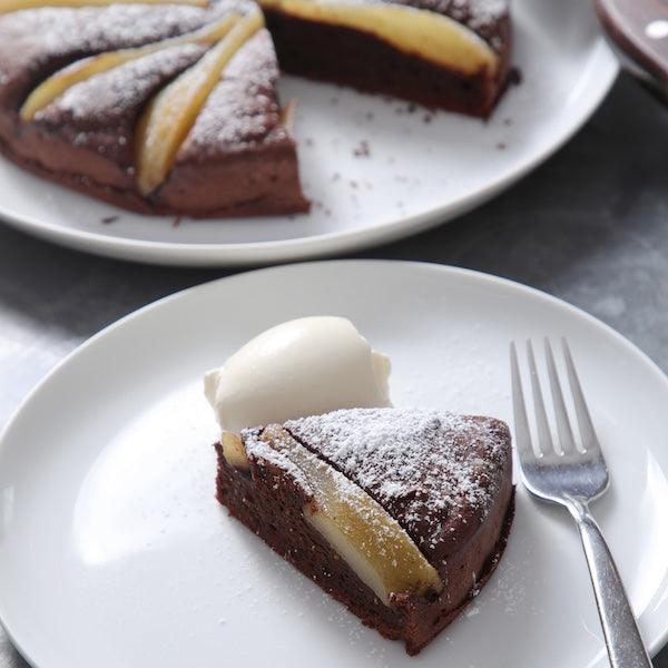 Niall McKenna's Pear and Chocolate cake